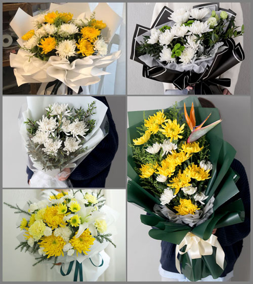 广东湛江市廉江市石岭镇蓬山村白事花束代送